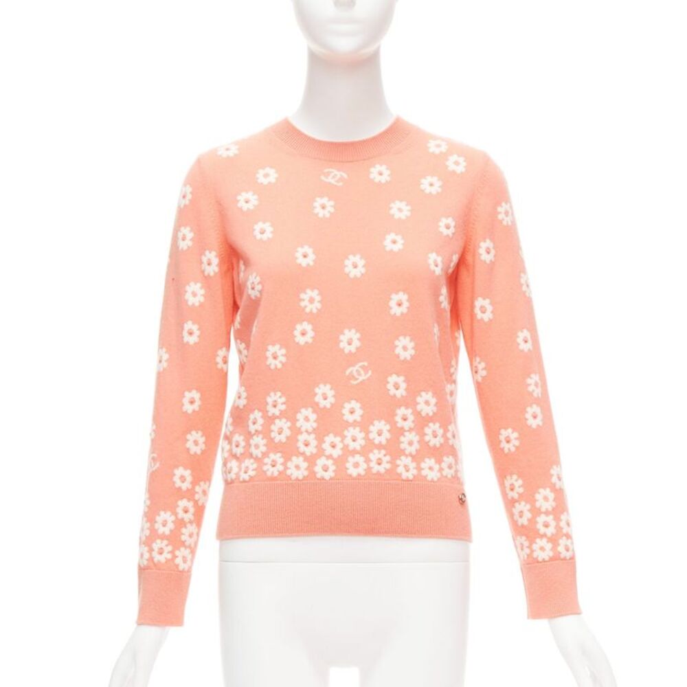Chanel Cashmere Blend Logo Sweater